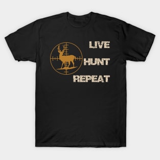 Live, Hunt, Repeat T-Shirt